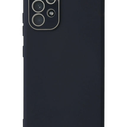 Samsung Galaxy A53 5G Lansman Glass Kapak Kılıf - Lacivert