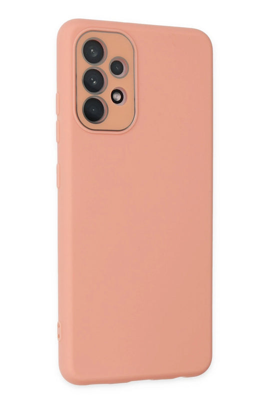 Samsung Galaxy A53 5G Lansman Glass Kapak Kılıf - Pembe 2