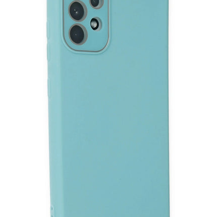 Samsung Galaxy A53 5G Lansman Glass Kapak Kılıf - Turkuaz 2