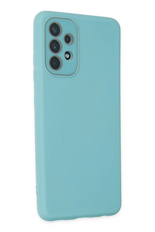 Samsung Galaxy A53 5G Lansman Glass Kapak Kılıf - Turkuaz 2
