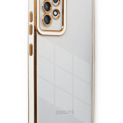 Samsung Galaxy A53 5G Liva Lens Silikon Kılıf - Beyaz