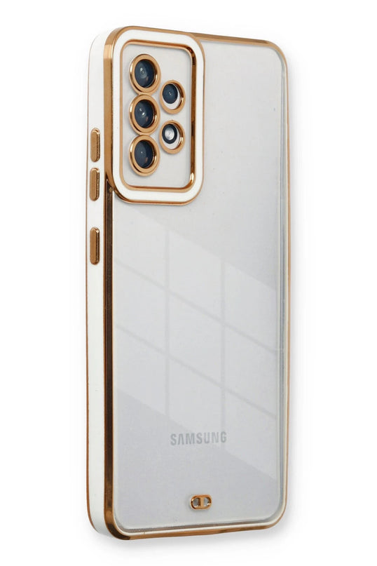 Samsung Galaxy A53 5G Liva Lens Silikon Kılıf - Beyaz