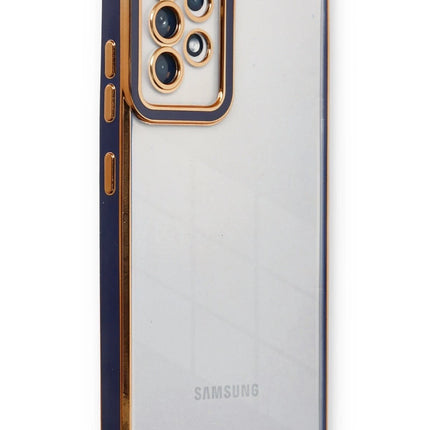 Samsung Galaxy A53 5G Liva Lens Silikon Kılıf - Mavi