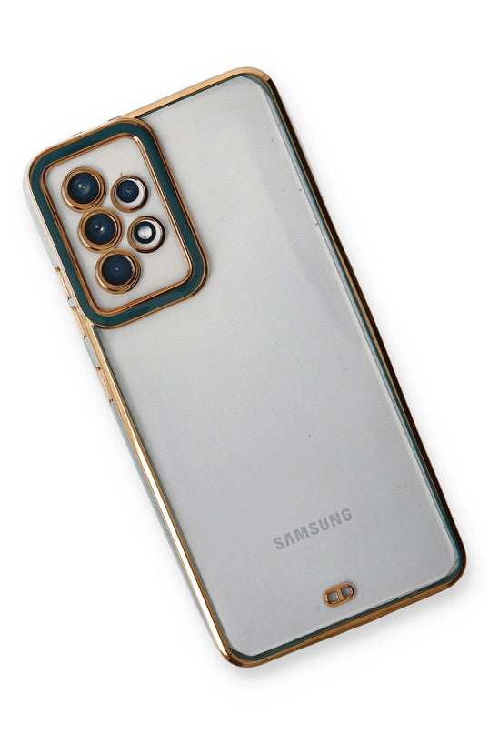 Samsung Galaxy A53 5G Liva Lens Silikon Kılıf - Yeşil 3