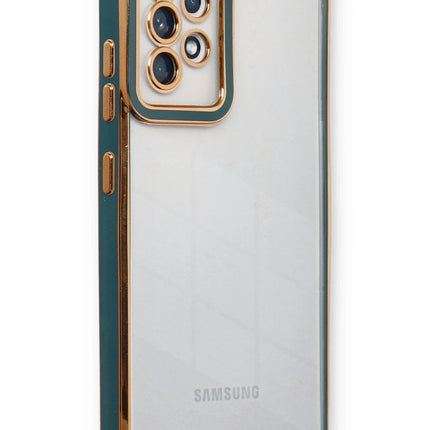 Samsung Galaxy A53 5G Liva Lens Silikon Kılıf - Yeşil