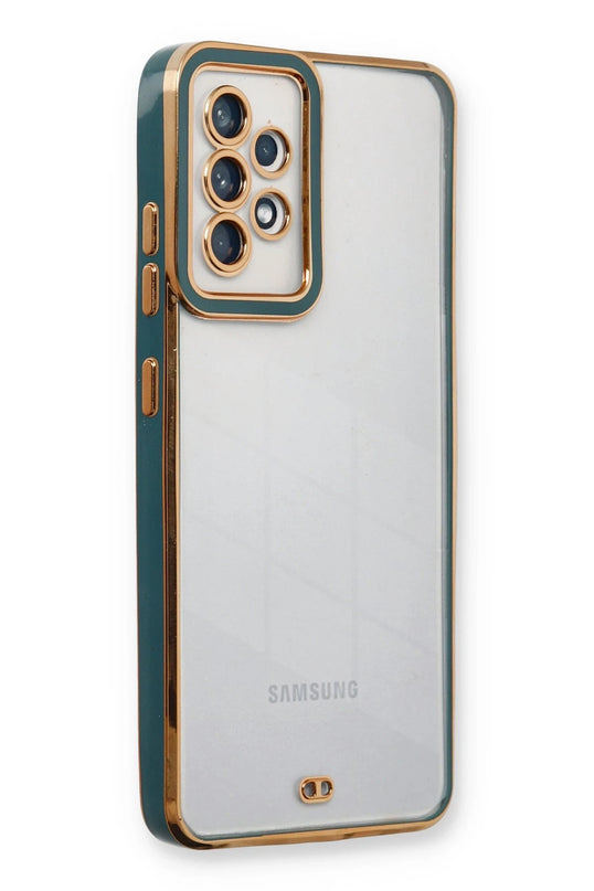 Samsung Galaxy A53 5G Liva Lens Silikon Kılıf - Yeşil