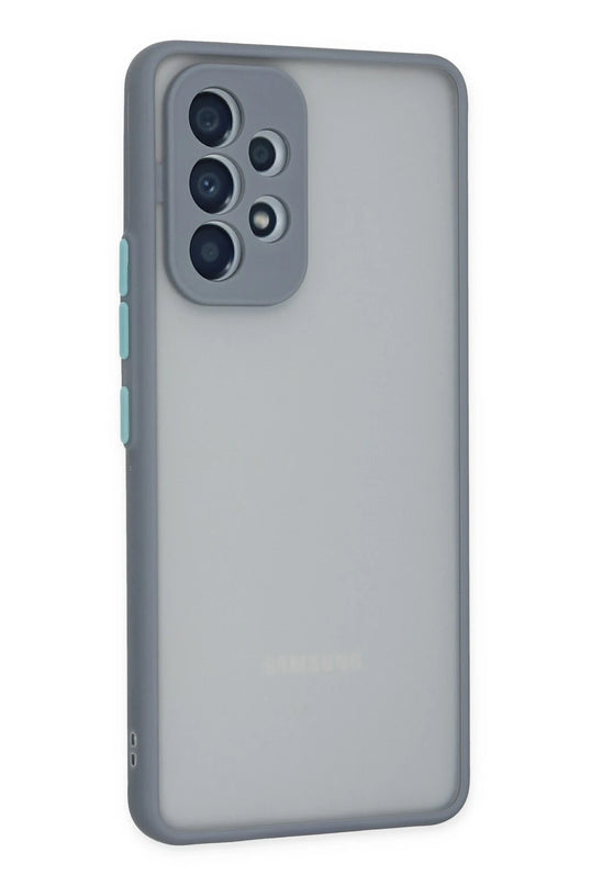Samsung Galaxy A53 5G Montreal Silikon Kapak Kılıf - Gri 3