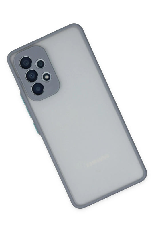 Samsung Galaxy A53 5G Montreal Silikon Kapak Kılıf - Gri 2
