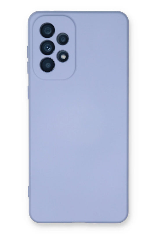 Samsung Galaxy A53 5G Nano içi Kadife Silikon Kılıf - Lila