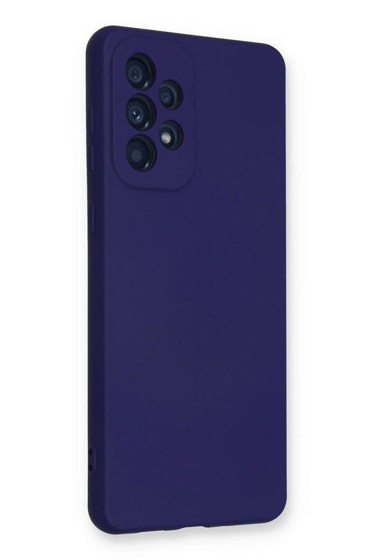 Samsung Galaxy A53 5G Nano içi Kadife Silikon Kılıf - Mor 2