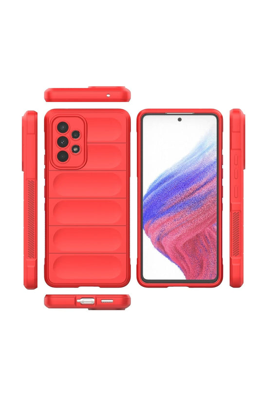 Samsung Galaxy A53 5G Optimum Silikon Kılıf - Kırmızı 3