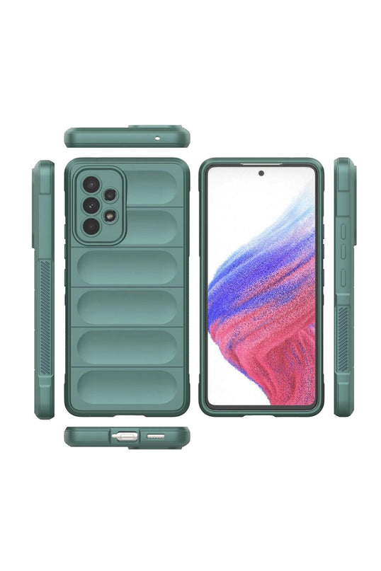 Samsung Galaxy A53 5G Optimum Silikon Kılıf - Koyu Yeşil 3