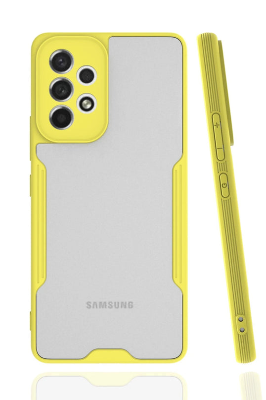 Samsung Galaxy A53 5G Platin Silikon Kılıf - Sarı