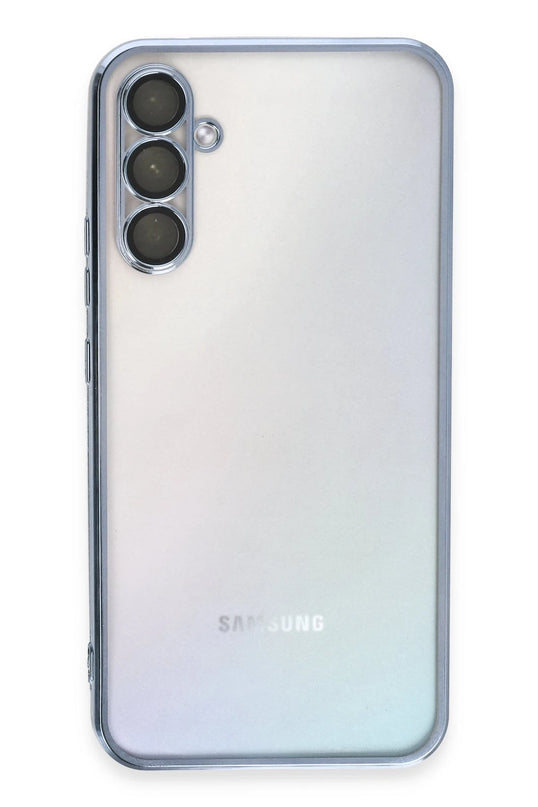 Samsung Galaxy A54 5G Razer Lensli Silikon Kılıf - Açık Mavi 2
