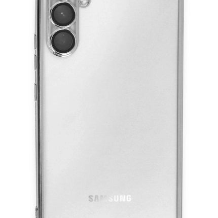 Samsung Galaxy A54 5G Razer Lensli Silikon Kılıf - Gümüş 2