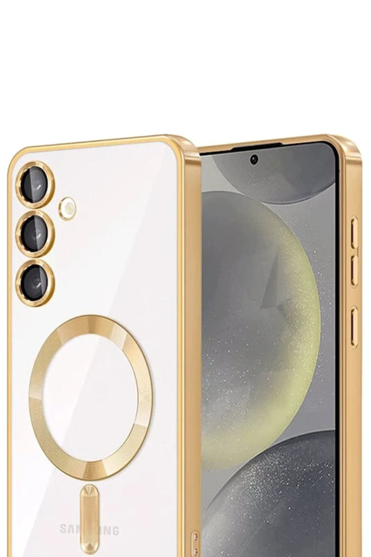 Samsung Galaxy A54 5G Kross Magneticsafe Kapak Kılıf - Gold 2