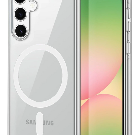 Samsung Galaxy A55 5G Combo Sert Şeffaf Magsafe Kapak Kılıf