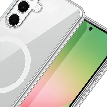 Samsung Galaxy A55 5G Combo Sert Şeffaf Magsafe Kapak Kılıf 2