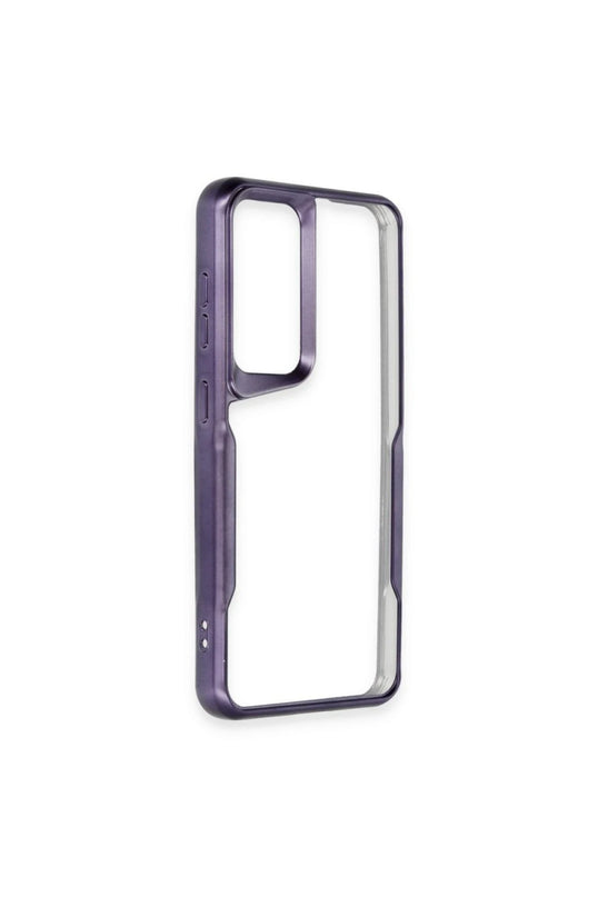 Samsung Galaxy A55 5G Boyi Silikon Kapak Kılıf - Derin Mor 2
