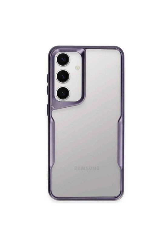 Samsung Galaxy A55 5G Boyi Silikon Kapak Kılıf - Derin Mor