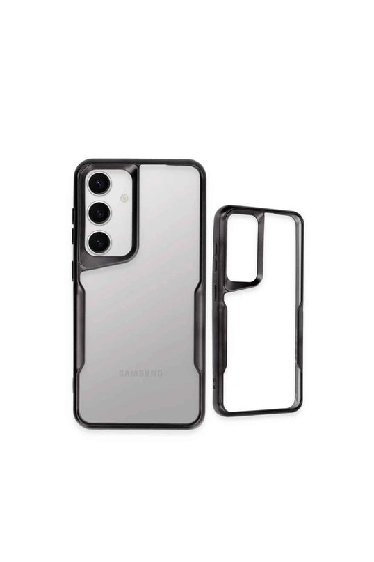 Samsung Galaxy A55 5G Boyi Silikon Kapak Kılıf - Siyah 3