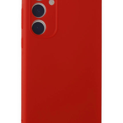 Samsung Galaxy A55 5G First Silikon Kılıf - Kırmızı