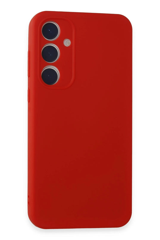 Samsung Galaxy A55 5G First Silikon Kılıf - Kırmızı