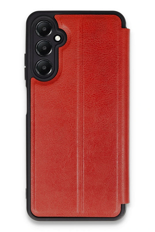 Samsung Galaxy A55 5G Flip Cover Kılıf - Kırmızı
