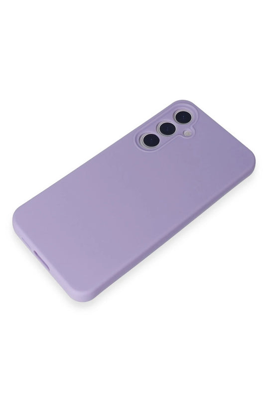Samsung Galaxy A55 5G Nano içi Kadife Silikon Kılıf - Lila 4