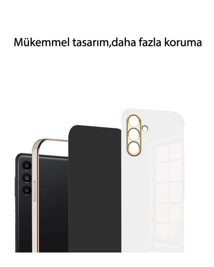 Samsung Galaxy A55 5G Volet Silikon Kılıf - Pembe 4
