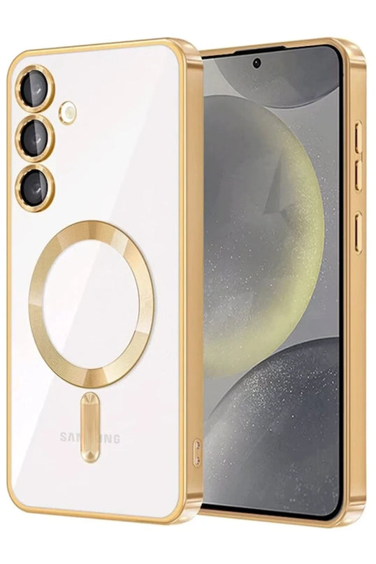 Samsung Galaxy A55 5G Kross Magneticsafe Kapak Kılıf - Gold