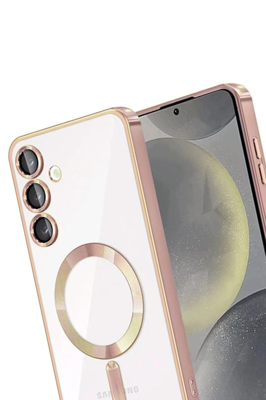 Samsung Galaxy A55 5G Kross Magneticsafe Kapak Kılıf - Rose 3