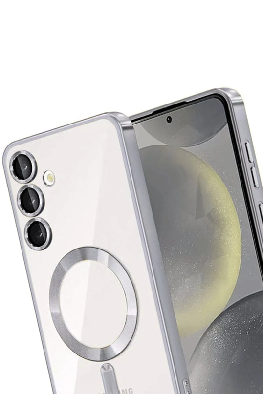 Samsung Galaxy A55 5G Kross Magneticsafe Kapak Kılıf - Titan Gri 3
