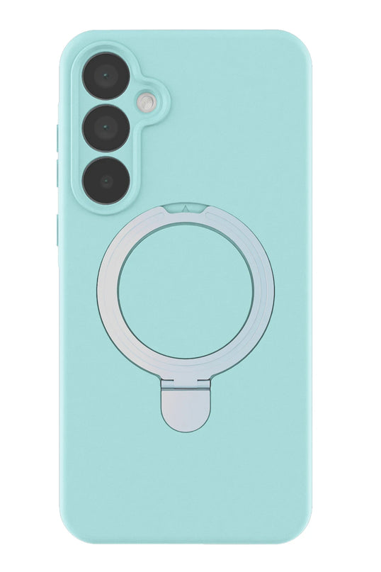 Samsung Galaxy A55 5G Regal Magsafe Standlı Kapak Kılıf - Su Yeşili 2