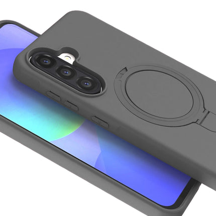 Samsung Galaxy A56 Regal Magsafe Standlı Kapak Kılıf - Titan Gri 2