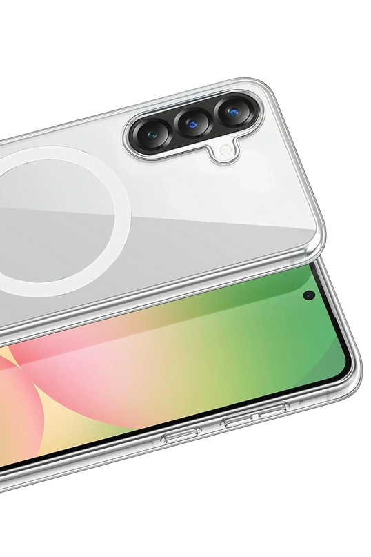 Samsung Galaxy A57 5G Combo Sert Şeffaf Magsafe Kapak Kılıf 2