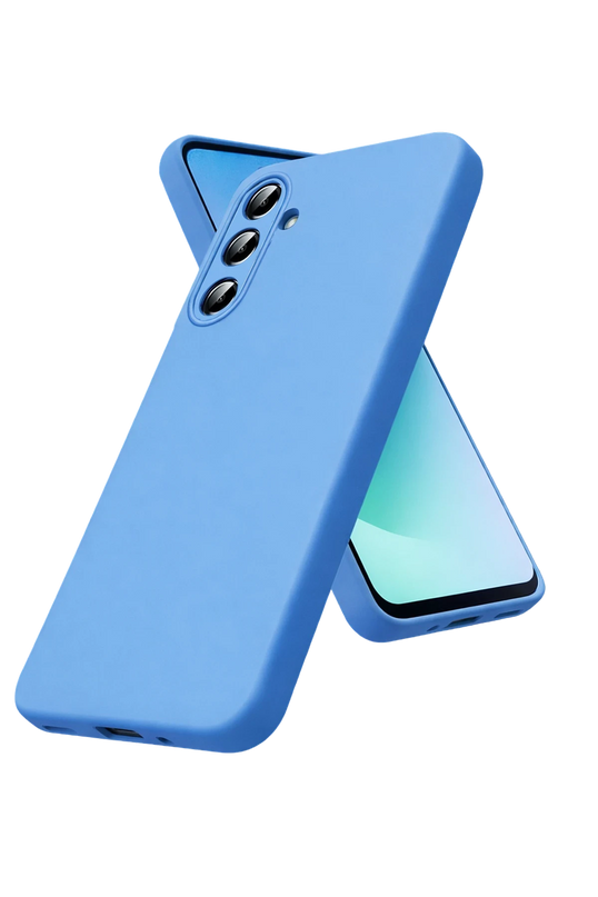 Samsung Galaxy A57 5G First Silikon Kılıf - Mavi