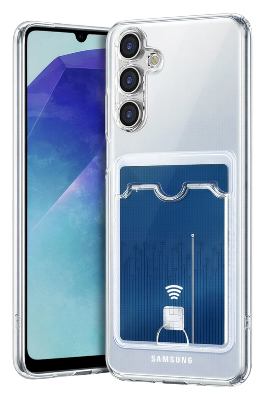 Samsung Galaxy A57 5G Kart Şeffaf Silikon Kılıf
