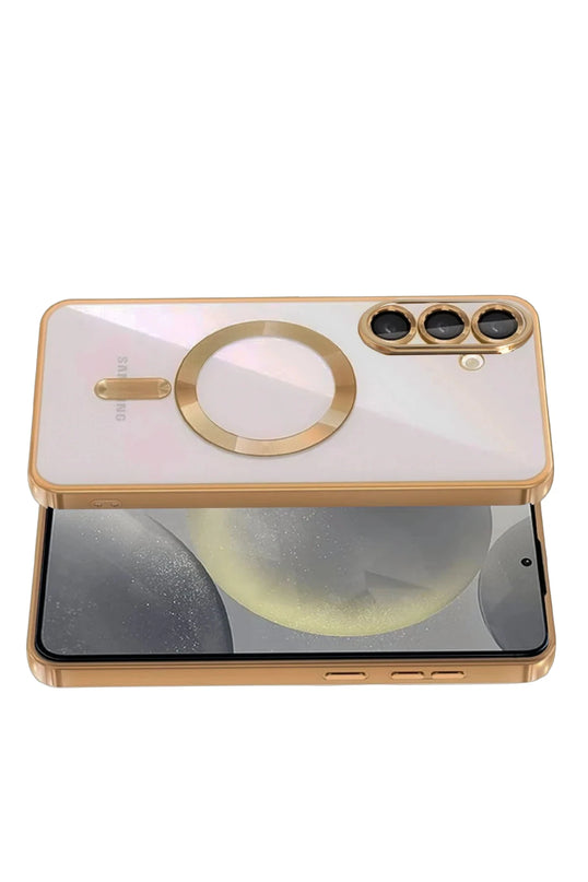 Samsung Galaxy A57 5G Kross Magneticsafe Kapak Kılıf - Çöl Titanyum 3