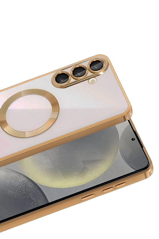 Samsung Galaxy A57 5G Kross Magneticsafe Kapak Kılıf - Çöl Titanyum 2
