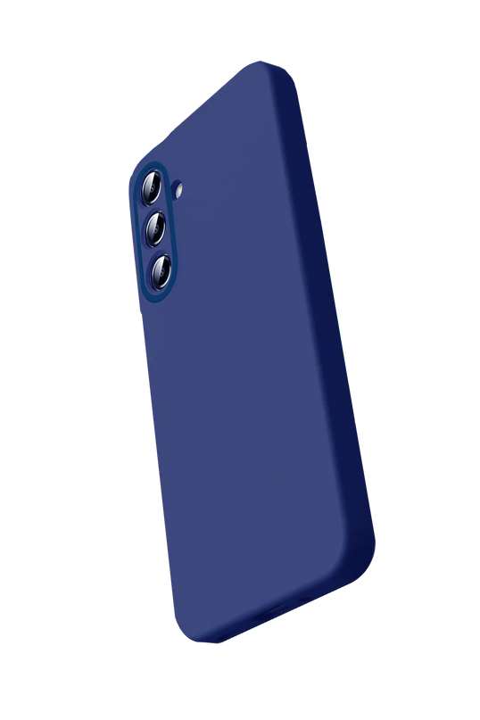 Samsung Galaxy A57 5G Nano içi Kadife Silikon Kılıf - Lacivert 2