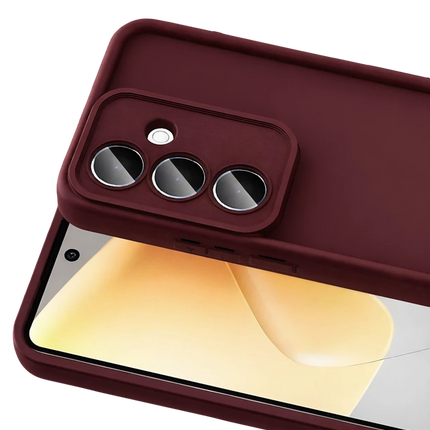 Samsung Galaxy A57 5G Viera Silikon Kılıf - Bordo 2