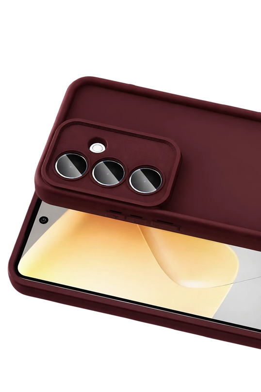 Samsung Galaxy A57 5G Viera Silikon Kılıf - Bordo 2