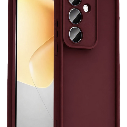Samsung Galaxy A57 5G Viera Silikon Kılıf - Bordo