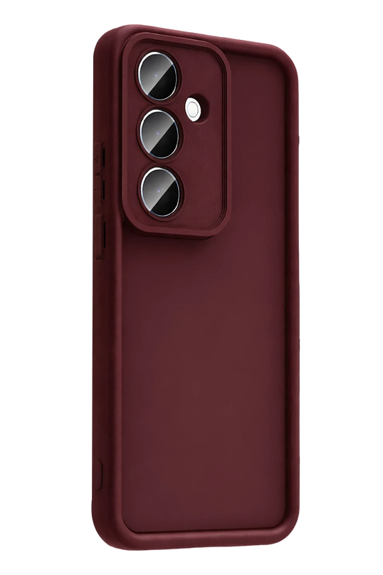 Samsung Galaxy A57 5G Viera Silikon Kılıf - Bordo 3