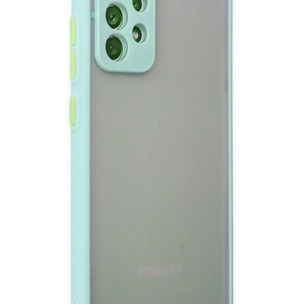 Samsung Galaxy A72 Montreal Silikon Kapak Kılıf - Turkuaz 2