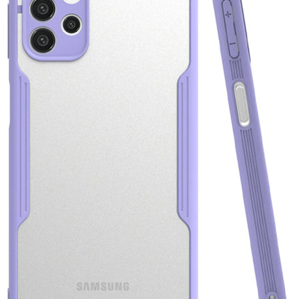 Samsung Galaxy A72 Platin Silikon Kılıf - Lila