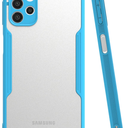 Samsung Galaxy A72 Platin Silikon Kılıf - Mavi