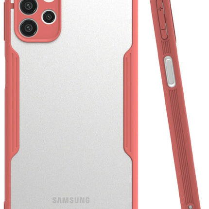 Samsung Galaxy A72 Platin Silikon Kılıf - Pembe