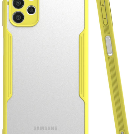 Samsung Galaxy A72 Platin Silikon Kılıf - Sarı